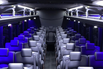 Cape Coral Charter Bus Interior