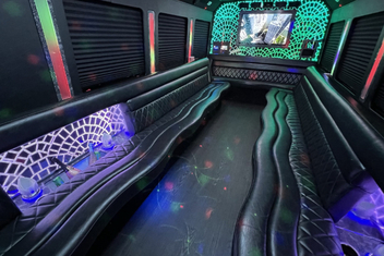 Cape Coral Limo Bus Interior