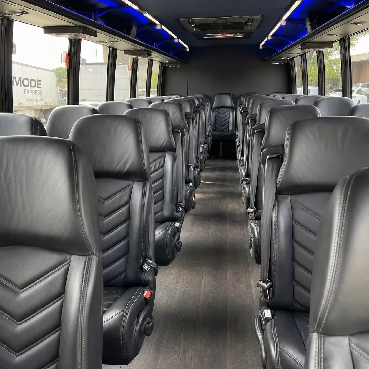 35 passenger minibus inside
