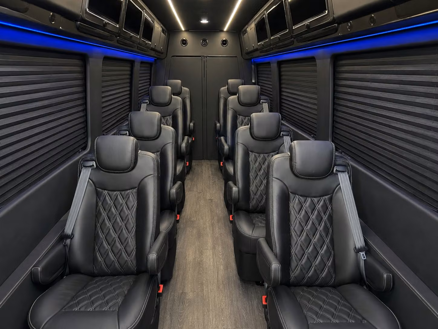 sprinter van with driver interior